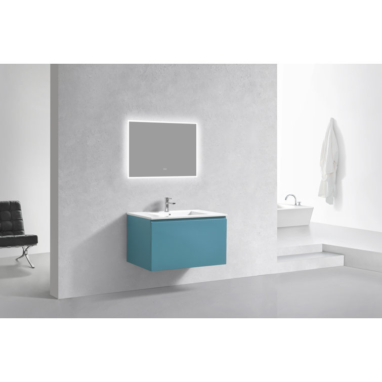 Latitude Run® 36" WallMounted Single Bathroom Vanity Set Wayfair Canada